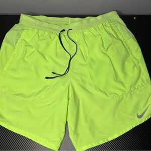 Nike Lime Green Running Shorts
